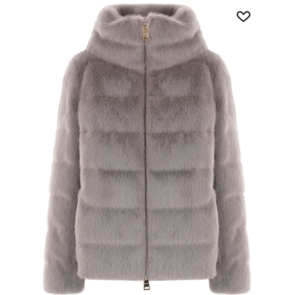 NWT Herno Faux- fur Jacket, 42/6